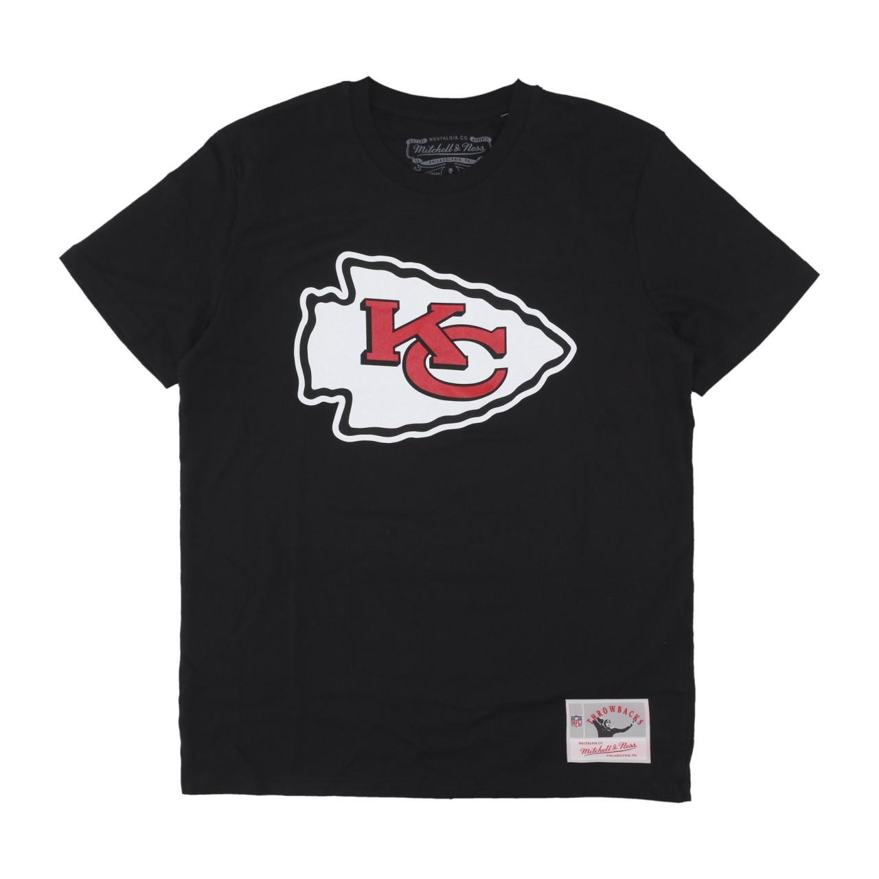 MITCHELL & NESS NFL TEAM LOGO TEE UPD KANCHI BMTRINTL1270-KCCBLCK