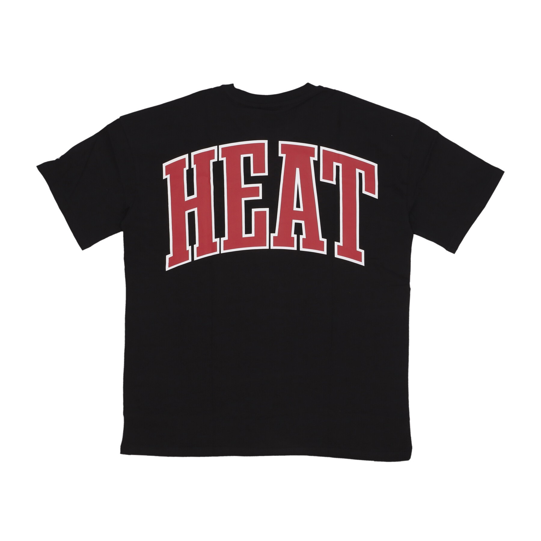 Miami Heat NBA Infill Logo Black Oversized T-Shirt