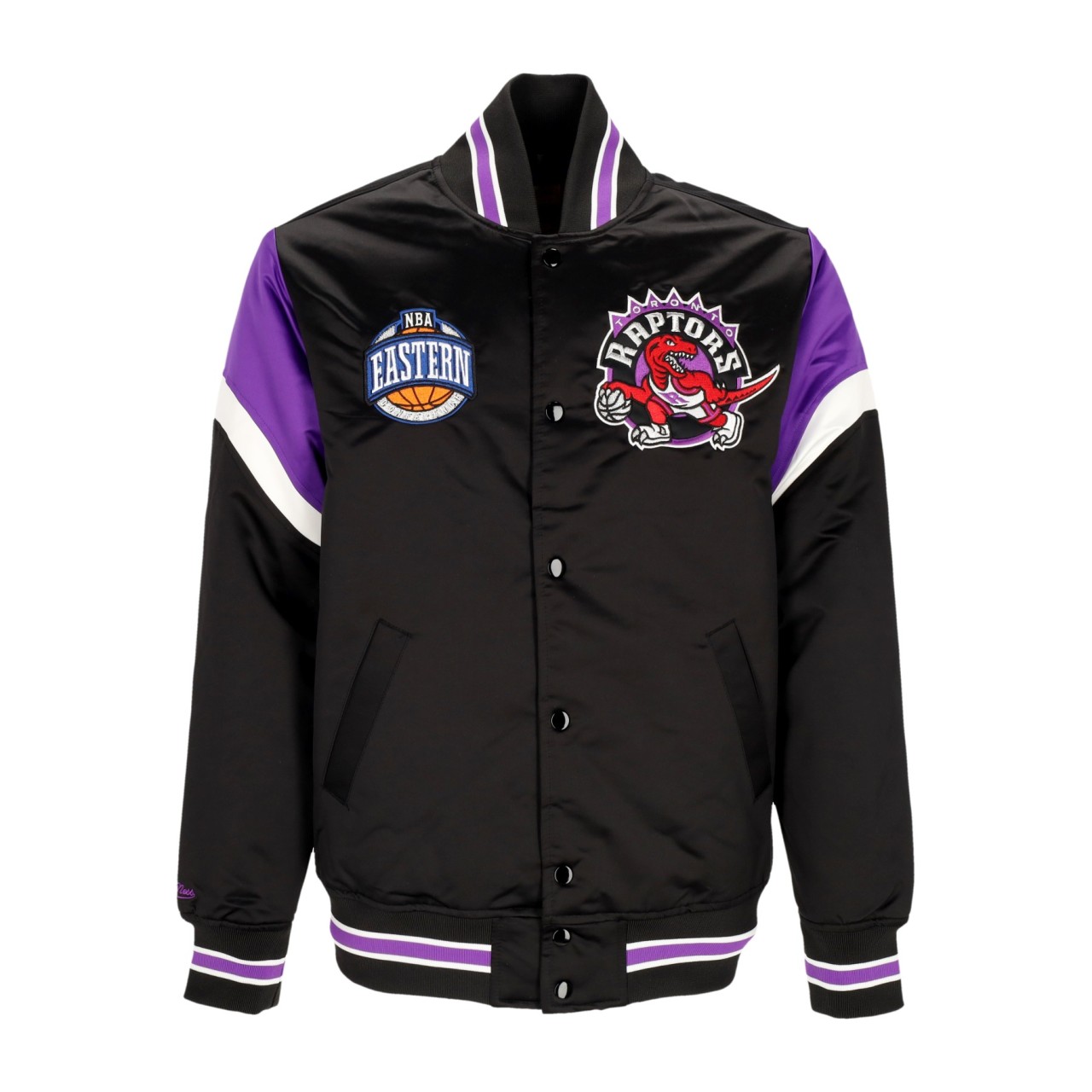 MITCHELL & NESS NBA HEAVYWEIGHT SATIN JACKET TORRAP OJBF5516-TRAYYPPPBLCK