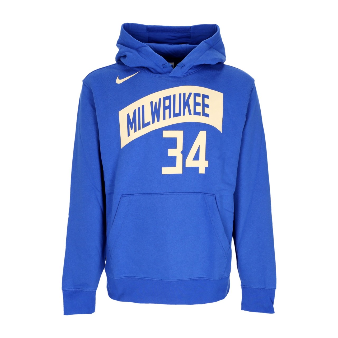 NIKE NBA NBA CITY EDITION CLUB HOODIE NO 34 GIANNIS ANTETOKOUNMPO MILBUC FB4854-480