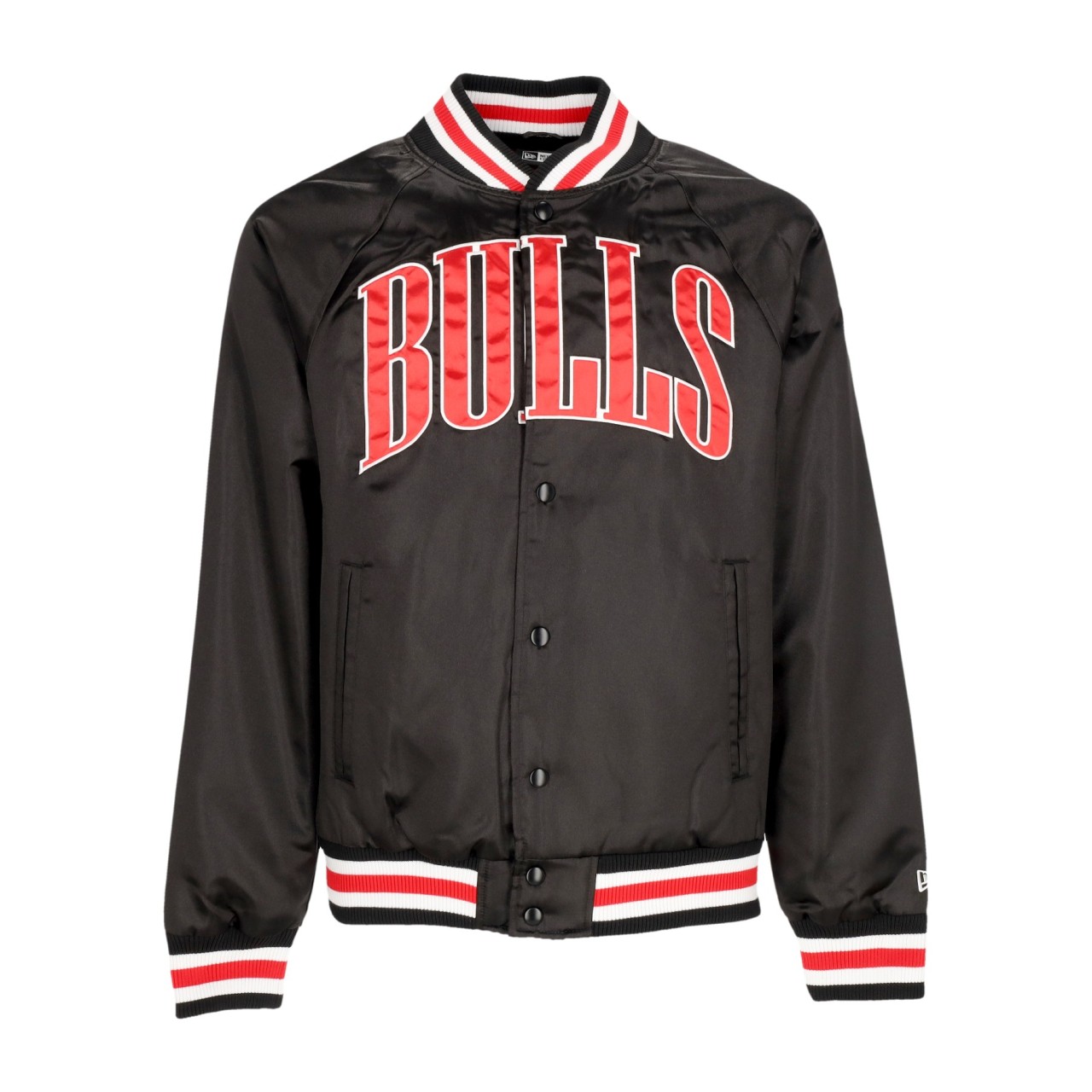 NEW ERA NBA APPLIQUE SATIN BOMBER CHIBUL 60435456