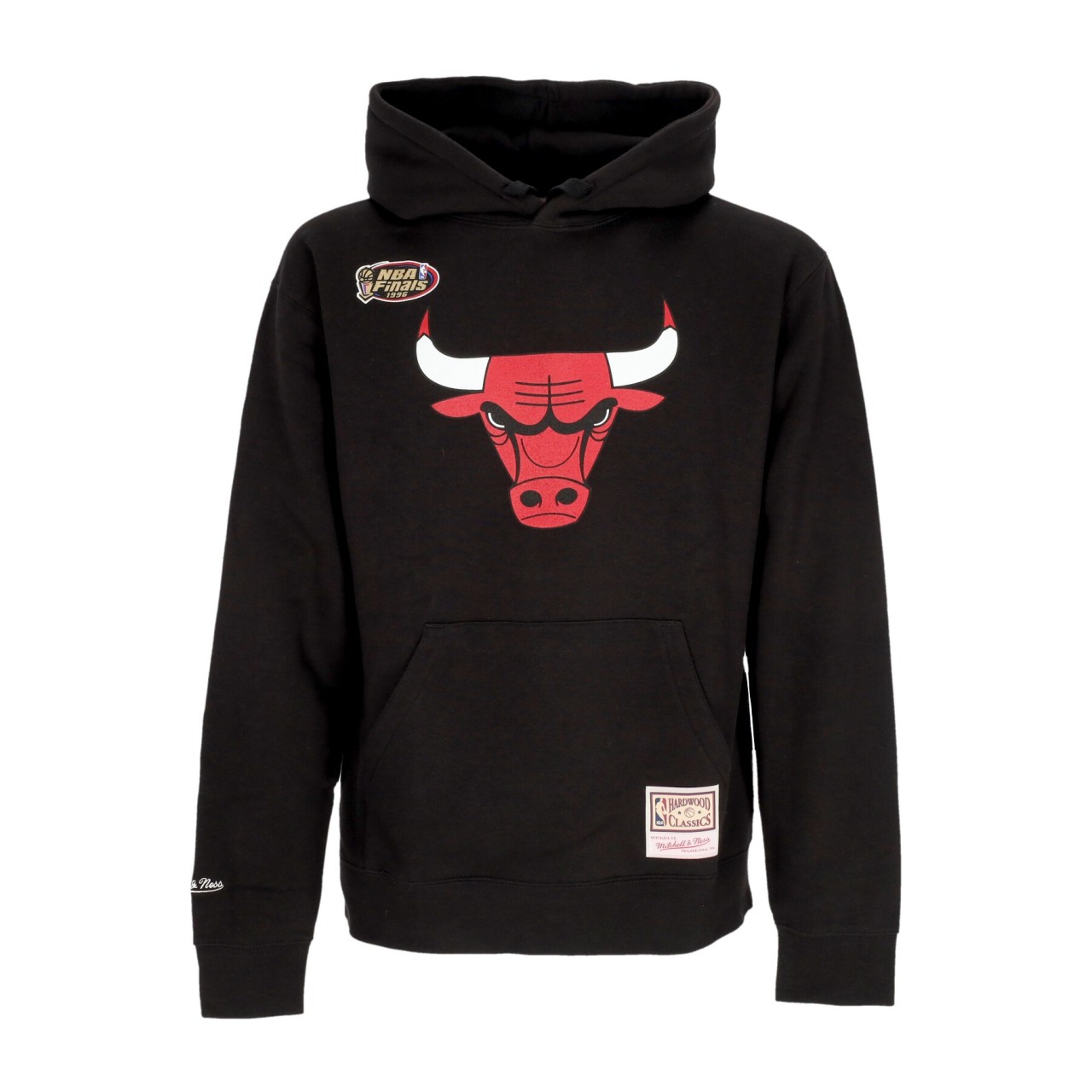 MITCHELL & NESS NBA TEAM LOGO HOODIE CHIBUL HDSSINTL1050-CBUBLCK