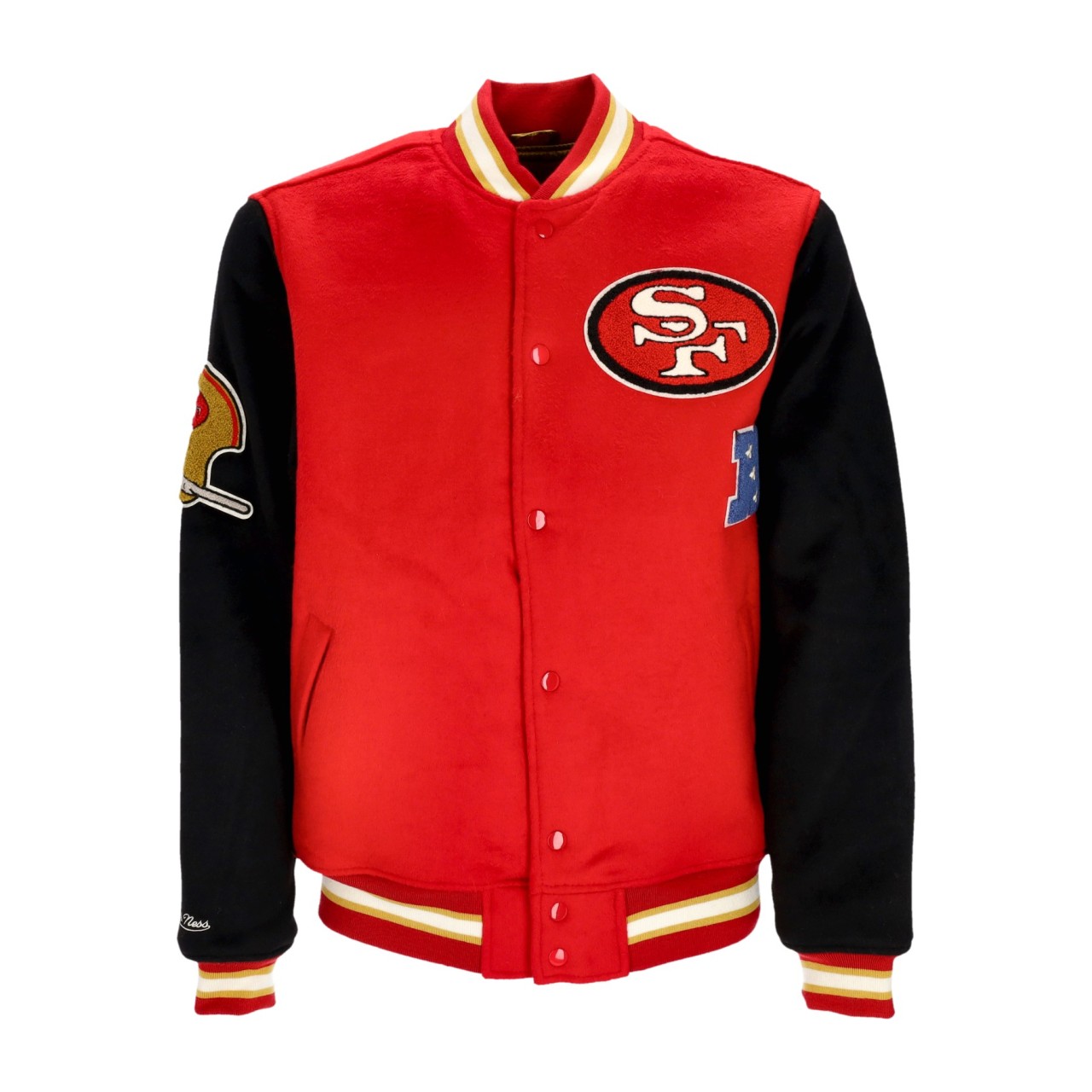 MITCHELL & NESS NFL TEAM LEGACY VARSITY JACKET SAF49E OJBF5521-SF4YYPPPRDBK