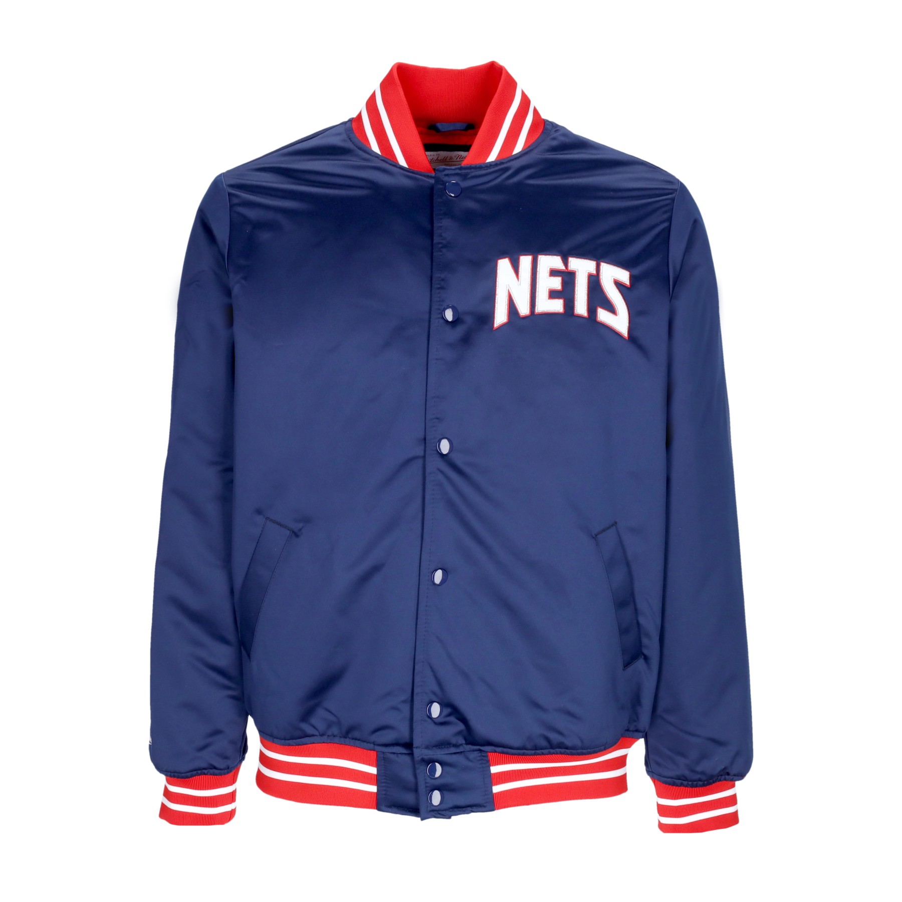 Heavyweight Satin Jacket New Jersey Nets