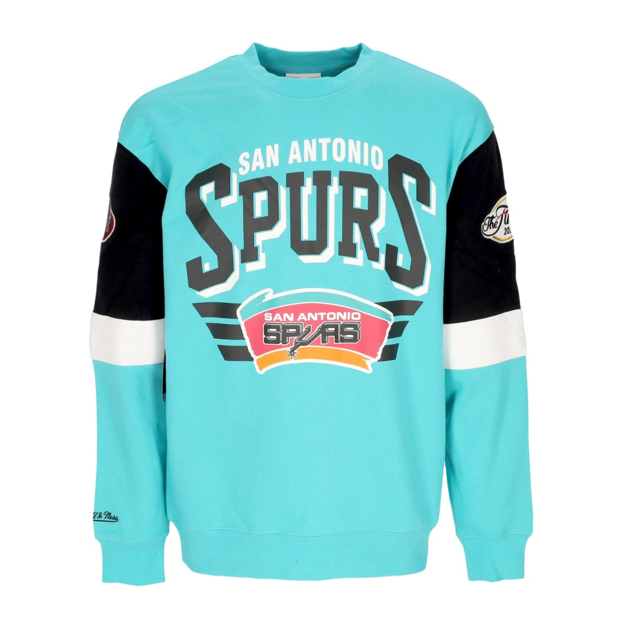 MITCHELL & NESS NBA ALL OVER CREW 3.0 SAASPU FCPO5512-SASYYPPPTEAL