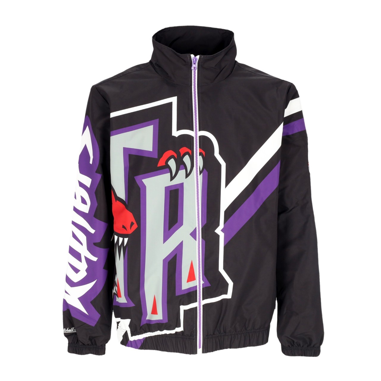 MITCHELL & NESS NBA EXPLODED LOGO WARM UP JACKET HARDWOOD CLASSICS TORRAP OJZP4995-TRAYYPPPBLCK