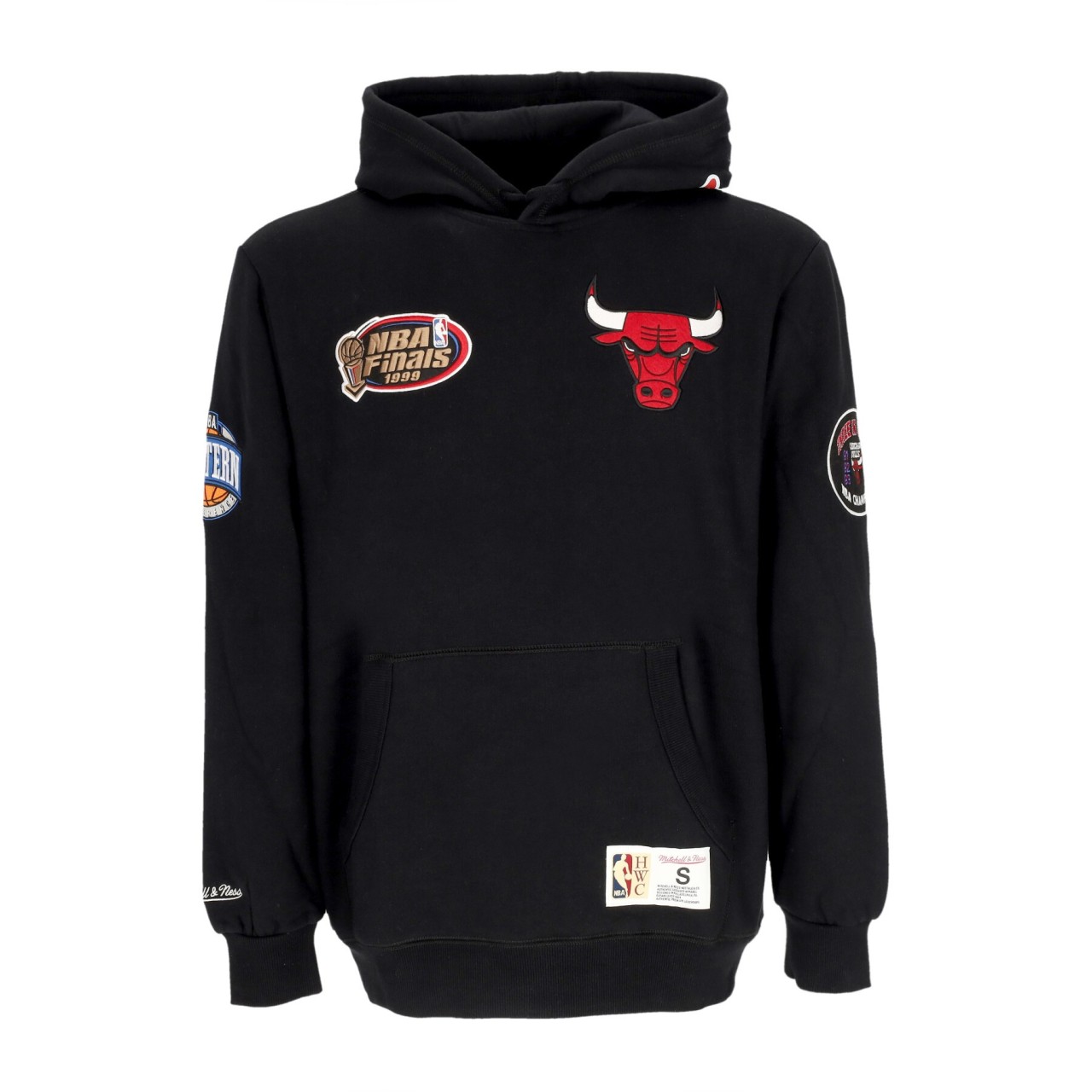 MITCHELL & NESS NBA HOMETOWN FLEECE HOODIE CHIBUL FPHD4987-CBUYYPPPBLCK