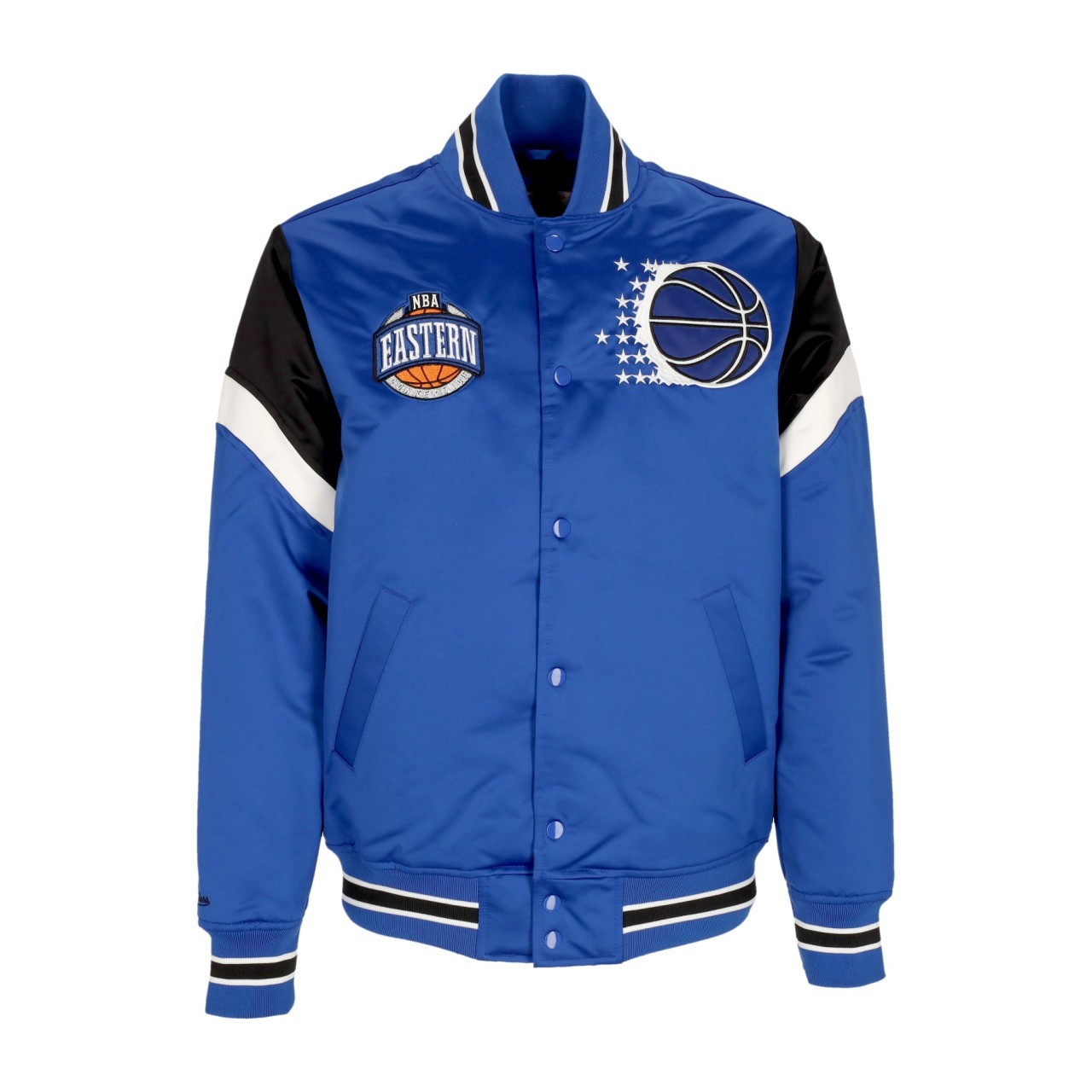 MITCHELL & NESS NBA HEAVYWEIGHT SATIN JACKET ORLMAG OJBF5516-OMAYYPPPROYA