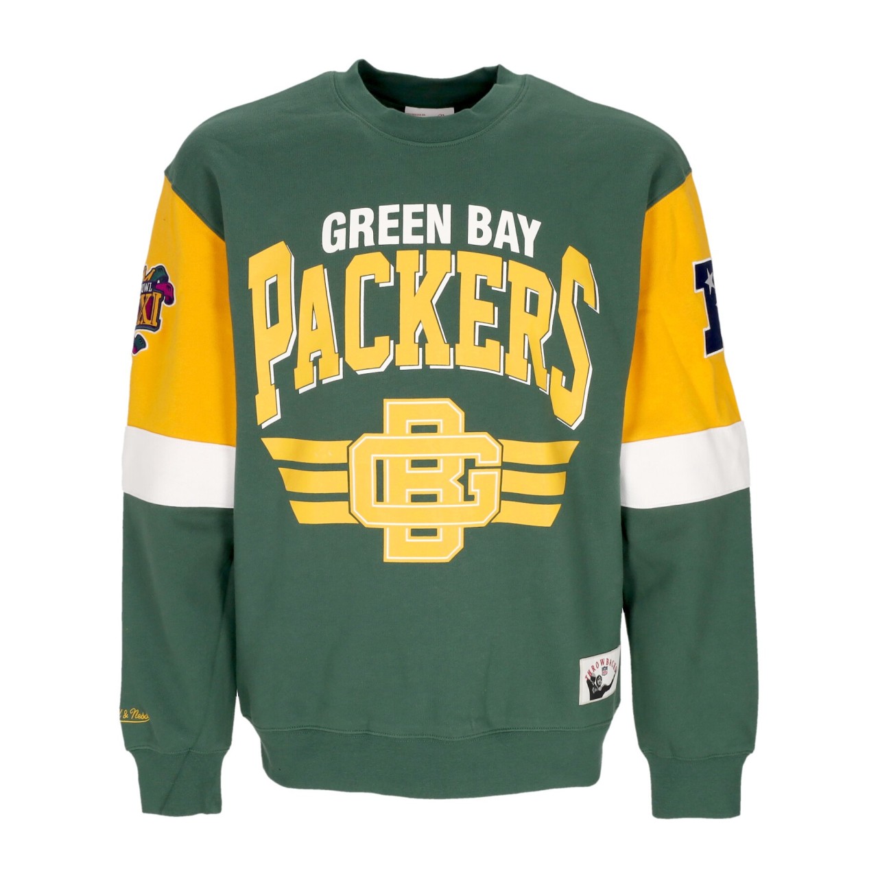 MITCHELL & NESS NFL ALL OVER CREW 3.0 GREPAC FCPO5512-GBPYYPPPBUGN