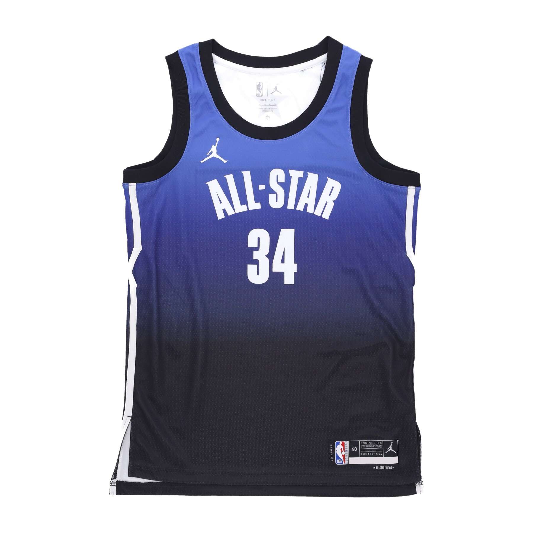 NBA DRI FIT SWINGMAN JERSEY NO 34 GIANNIS ANTETOKOUNMPO ALL STAR GAME 23 Tank Tops Divise Basket Clothing NBA The Playoffs