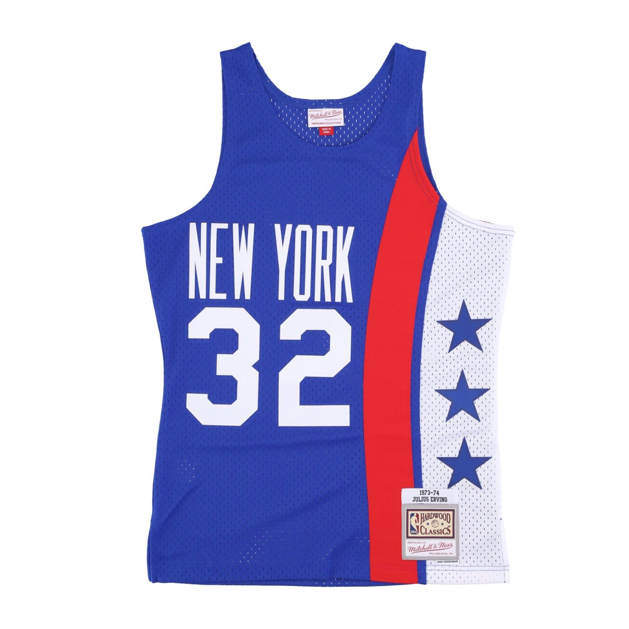 MITCHELL & NESS NBA DARK JERSEY HARDWOOD CLASSICS NO 32 JULIUS ERVING 1973-74 NEYNET SMJY4199-NYE73JERROYA