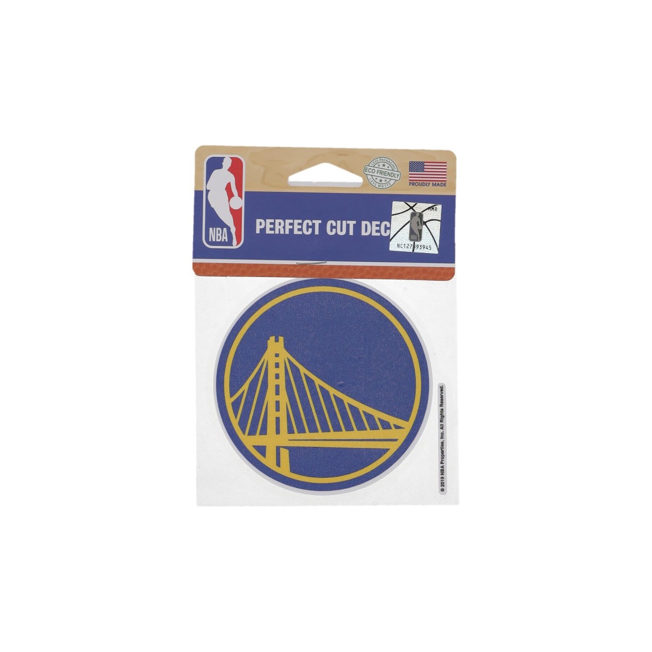 WINCRAFT NBA 4 x 4” PERFECT CUT DECAL GOLWAR 21747019