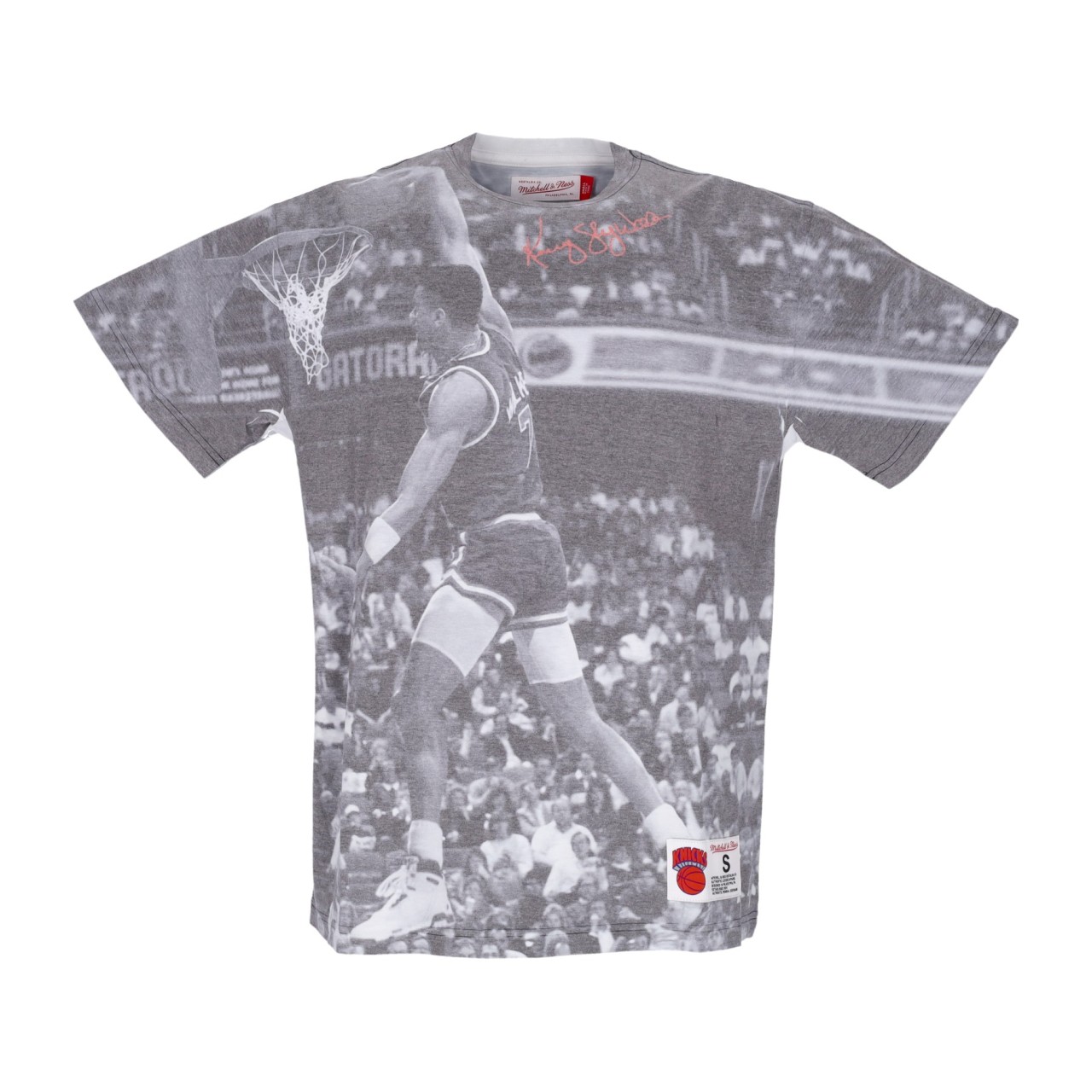 MITCHELL & NESS NBA ABOVE THE RIM SUBLIMATED TEE HARDWOOD CLASSICS KENNY WALKER NEYKNI TCRW3401-NYKYYKWKWHIT