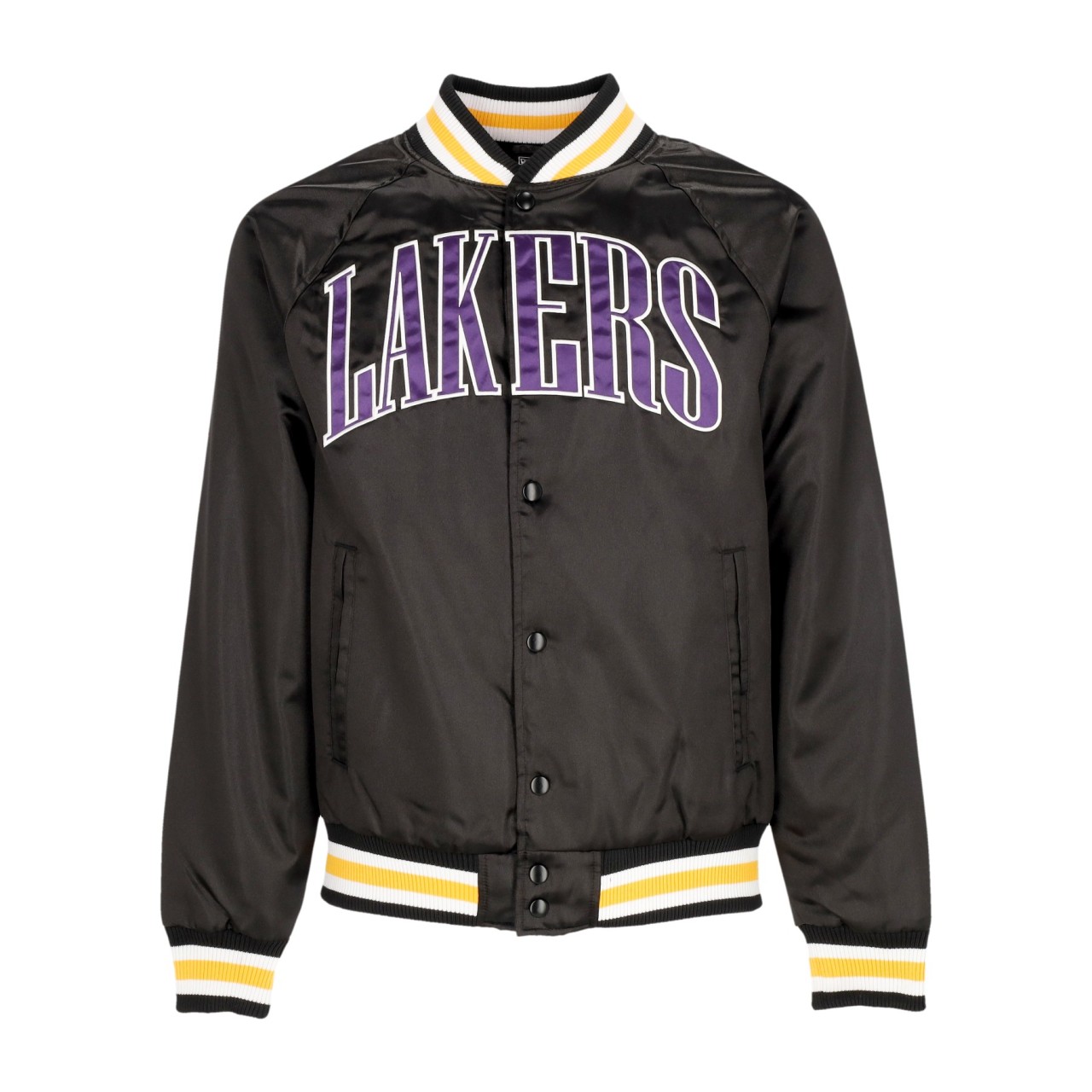 NEW ERA NBA APPLIQUE SATIN BOMBER LOSLAK 60435452