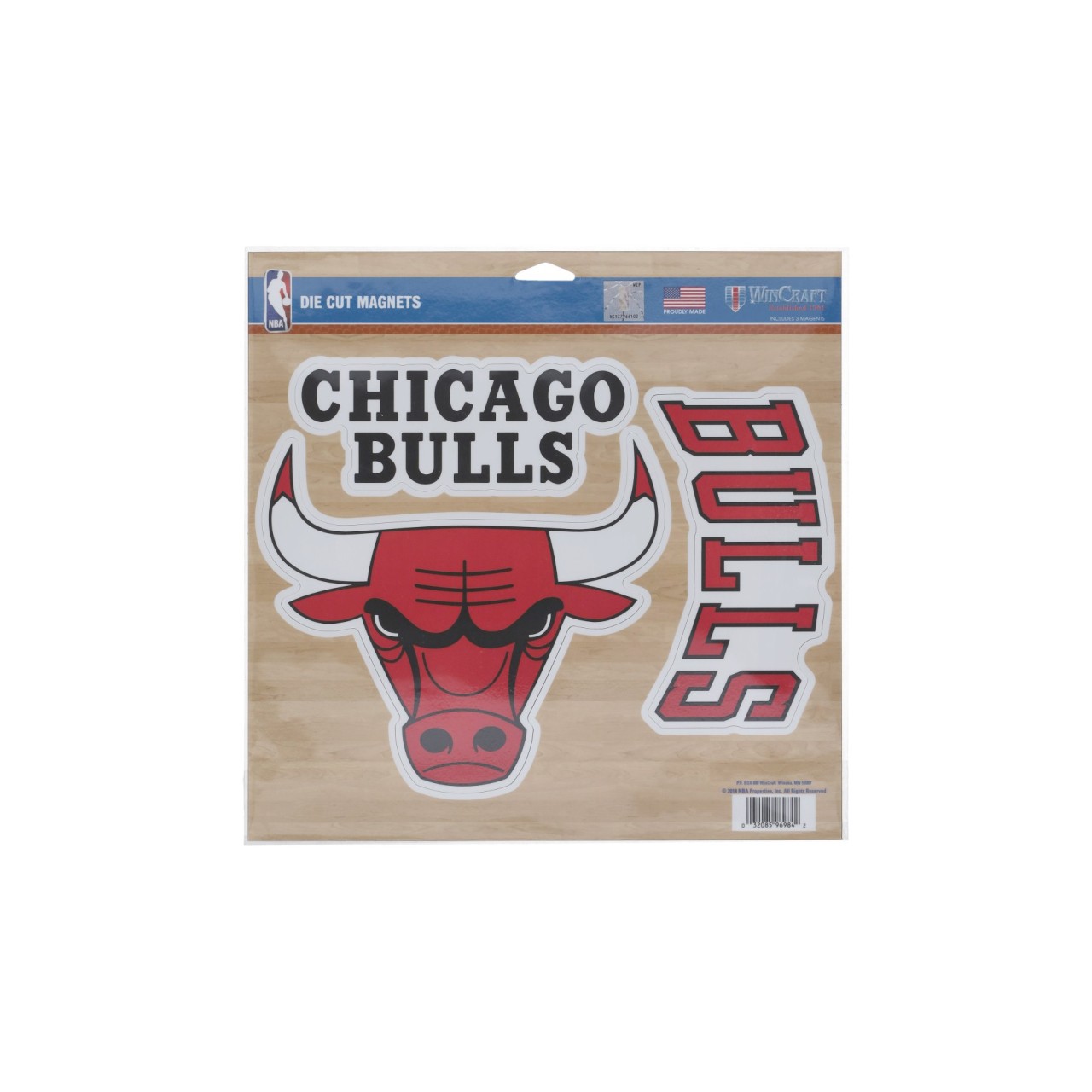 WINCRAFT NBA 11” DIE CUT MAGNET SET CHIBUL 96984013