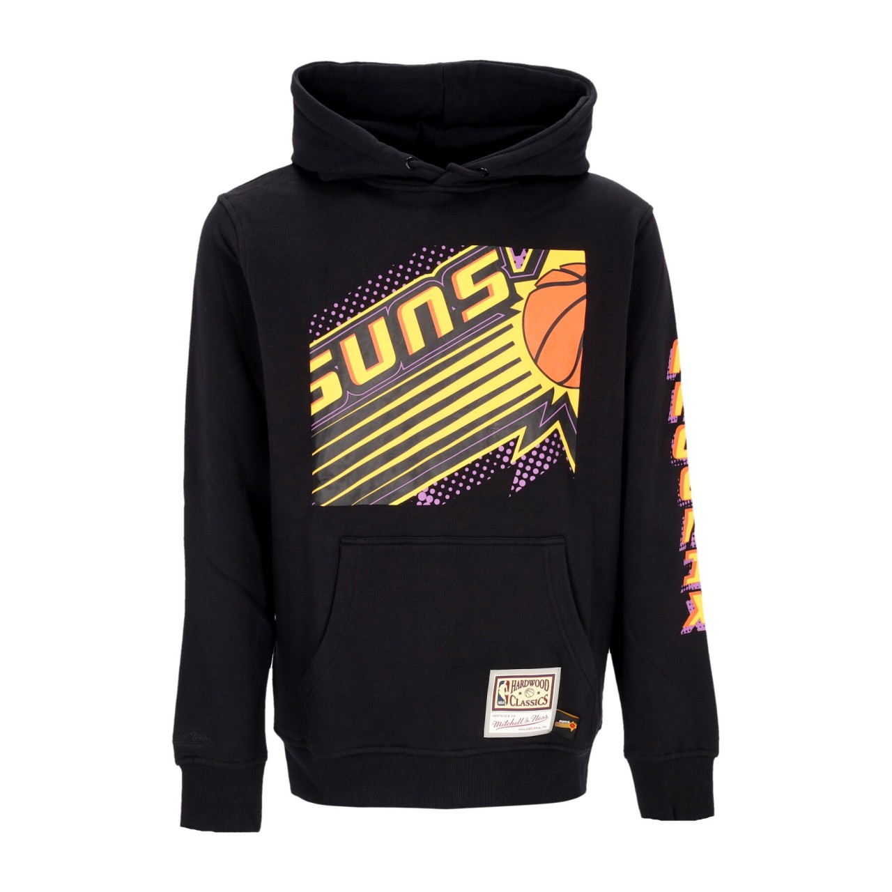 MITCHELL & NESS NBA BIG FACE 7.0 HOODIE PHOSUN FPHD5901-PSUYYPPPBLCK