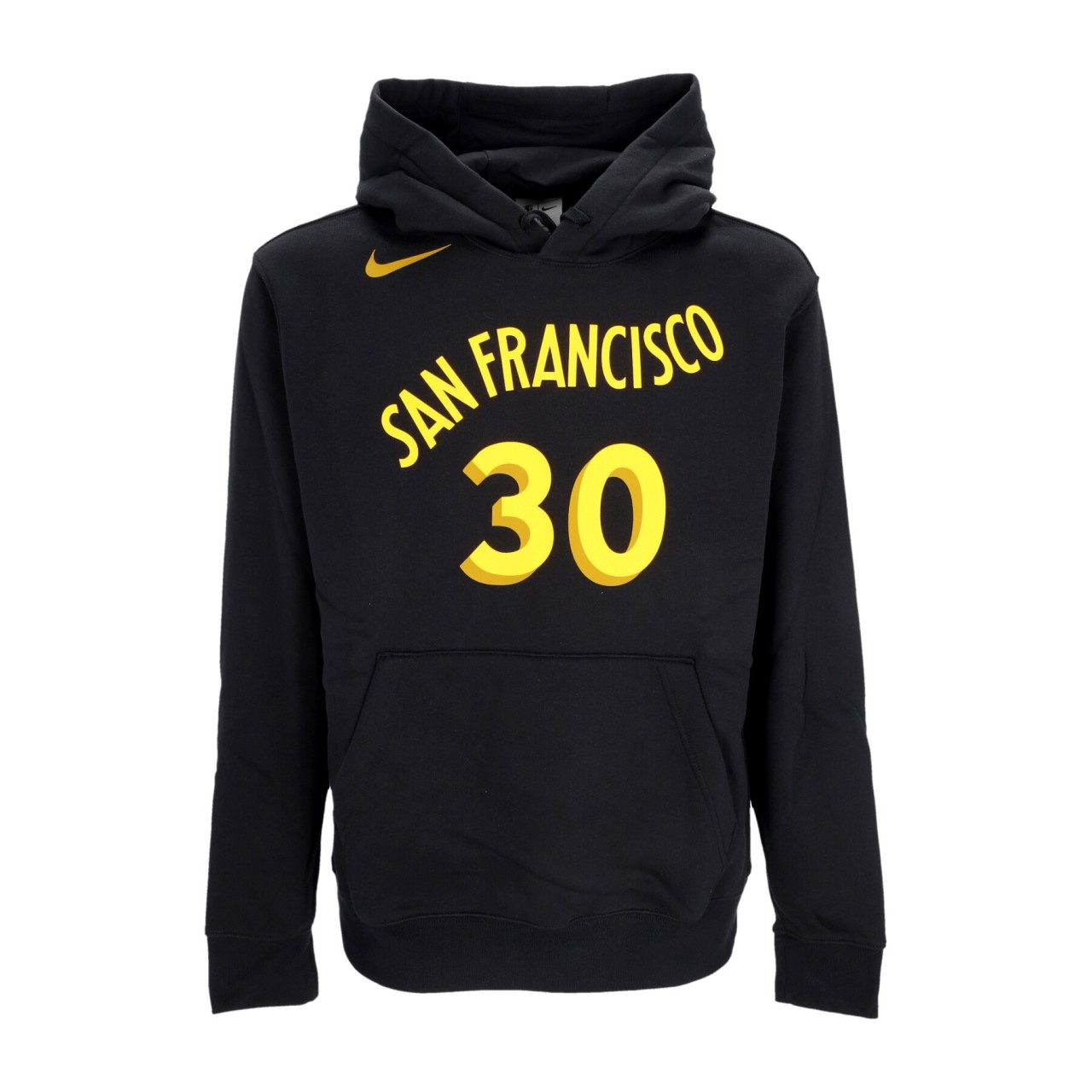 NIKE NBA NBA CITY EDITION CLUB HOODIE NO 30 STEPHEN CURRY GOLWAR FB4852-010