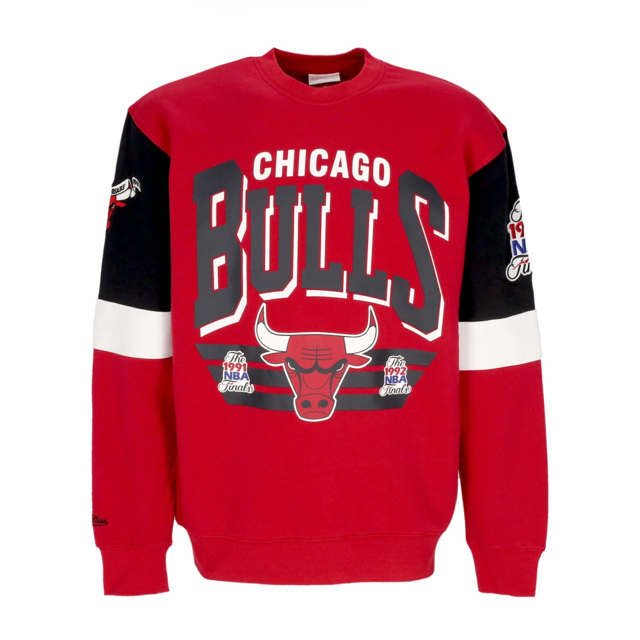 MITCHELL & NESS NBA ALL OVER CREW 3.0 CHIBUL FCPO5512-CBUYYPPPSCAR