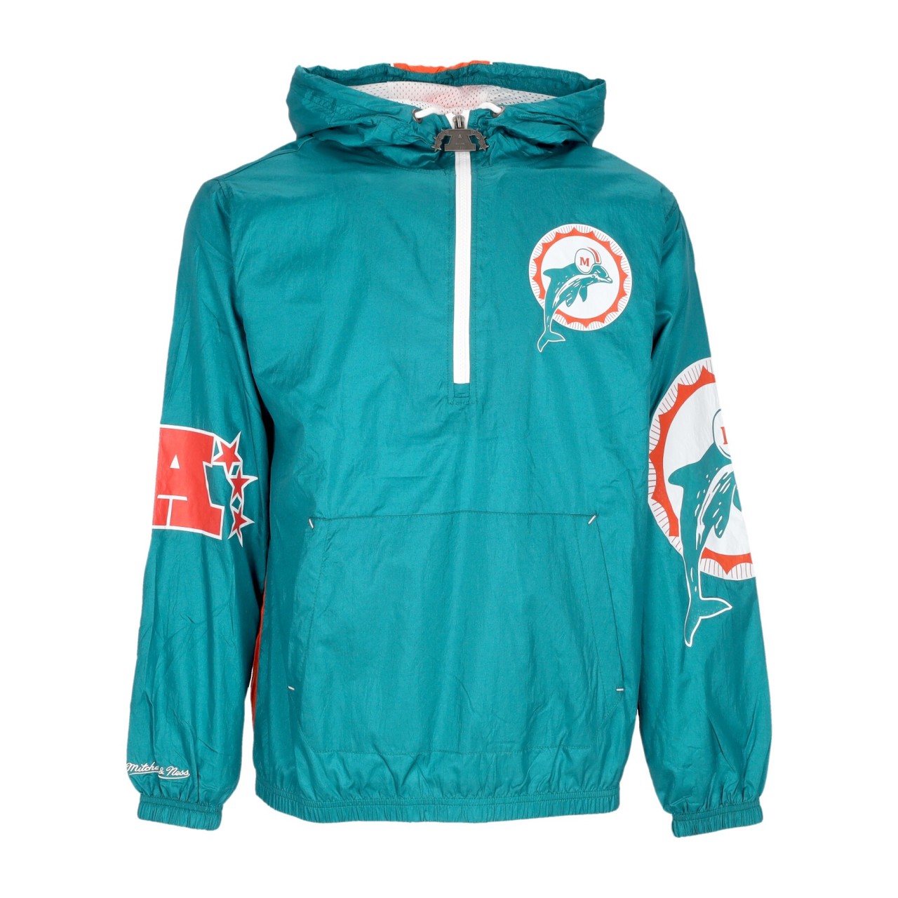 MITCHELL & NESS NFL TEAM OG 2.0 ANORAK WINDBREAKER MIADOL OJPO5527-MDOYYPPPDLBL