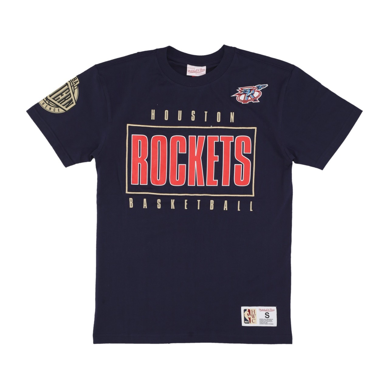 MITCHELL & NESS NBA TEAM OG 2.0 PREMIUM VINTAGE LOGO TEE HOUROC TCRW7096-HROYYPPPNAVY