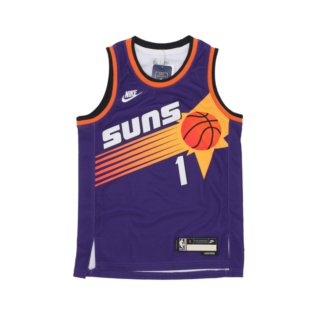 NIKE NBA NBA HARDWOOD CLASSICS SWINGMAN JERSEY NO 1 DEVIN BOOKER PHOSUN EZ2B7BU7PSUNDB