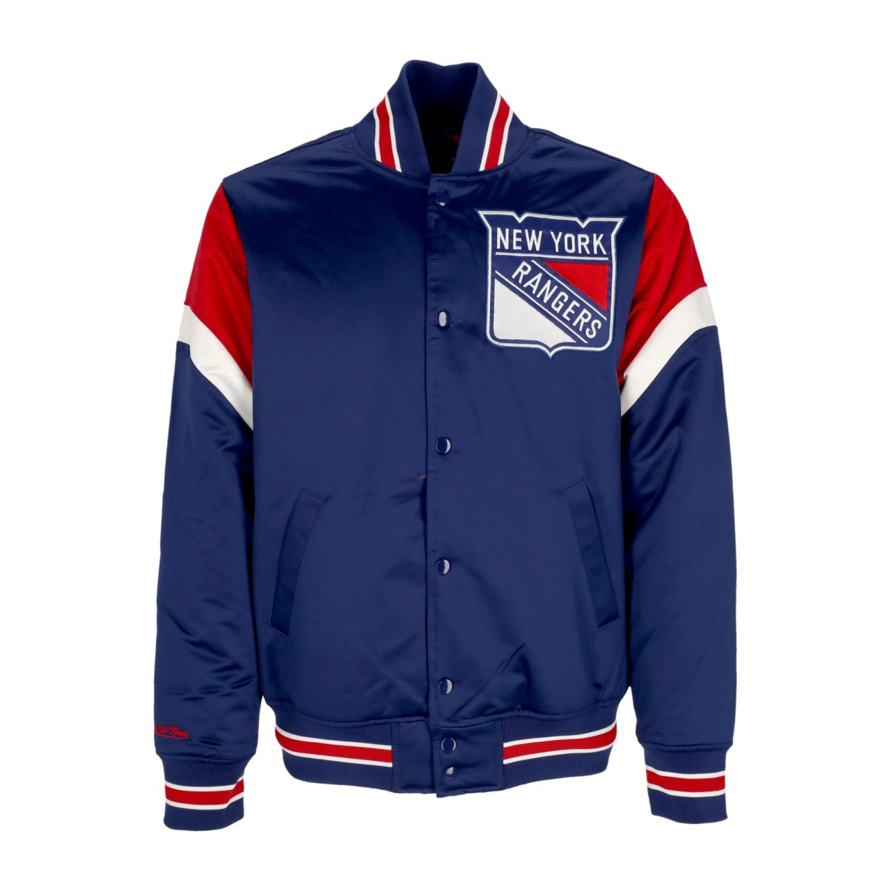 MITCHELL & NESS NHL HEAVYWEIGHT SATIN JACKET NEYRAN OJBF5516-NYAYYPPPROYA