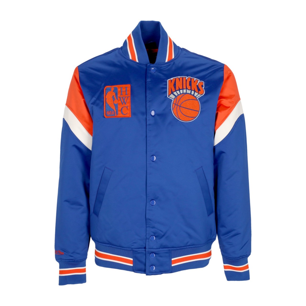 MITCHELL & NESS NBA HEAVYWEIGHT SATIN JACKET NEYKNI OJBF5516-NYKYYPPPROYA