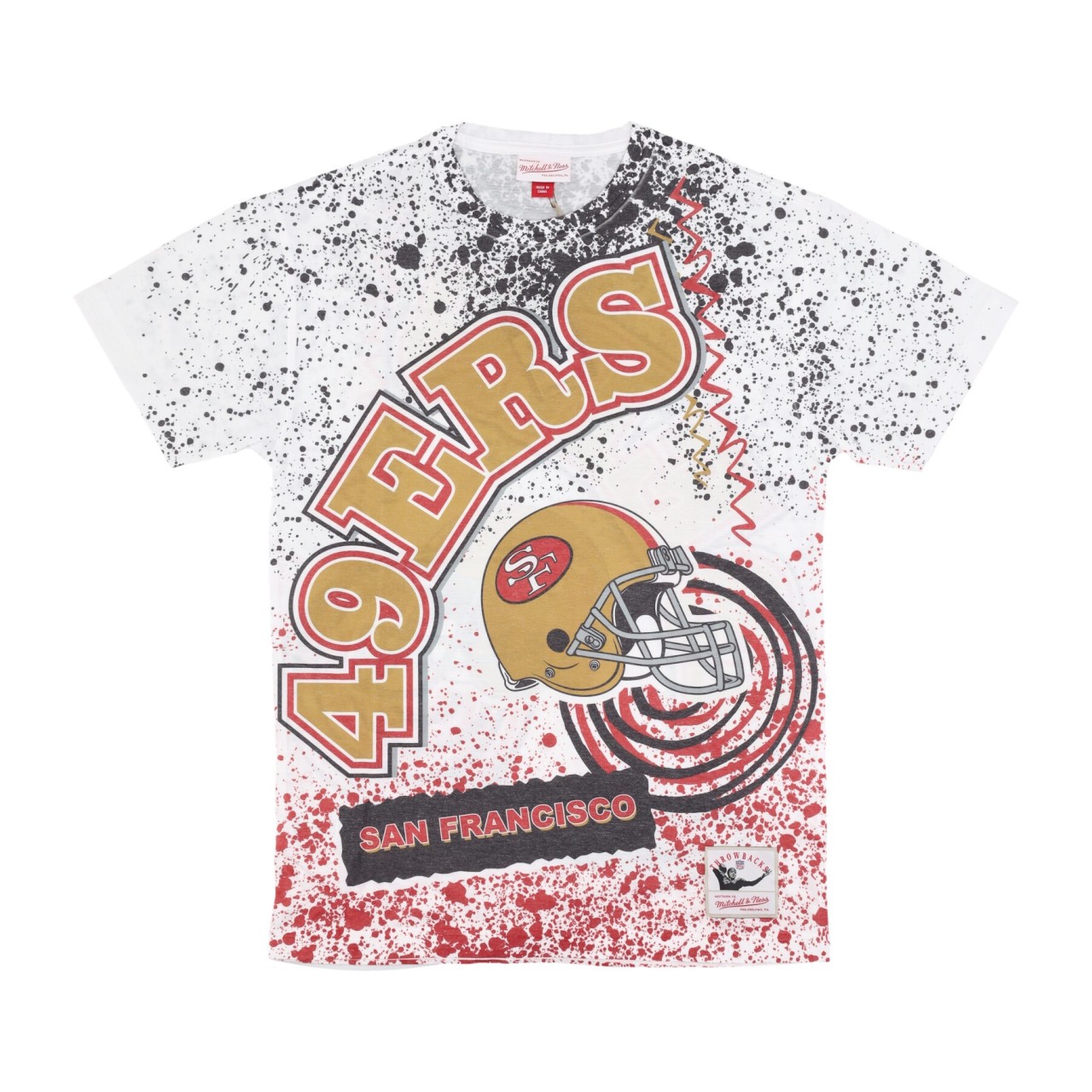 MITCHELL & NESS NFL TEAM BURST SUBLIMATED TEE SAF49E TCRW5942-SF4YYPPPWHIT