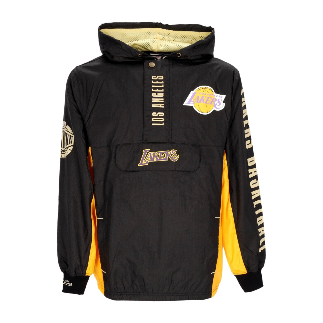 MITCHELL & NESS NBA TEAM OG 2.0 ANORAK WINDBREAKER VINTAGE LOGO LOSLAK OJPO7093-LALYYPPPBLCK