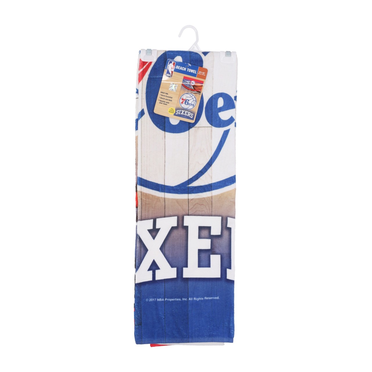 WINCRAFT NBA 30 x 60” BEACH TOWEL PHI76E A2547077