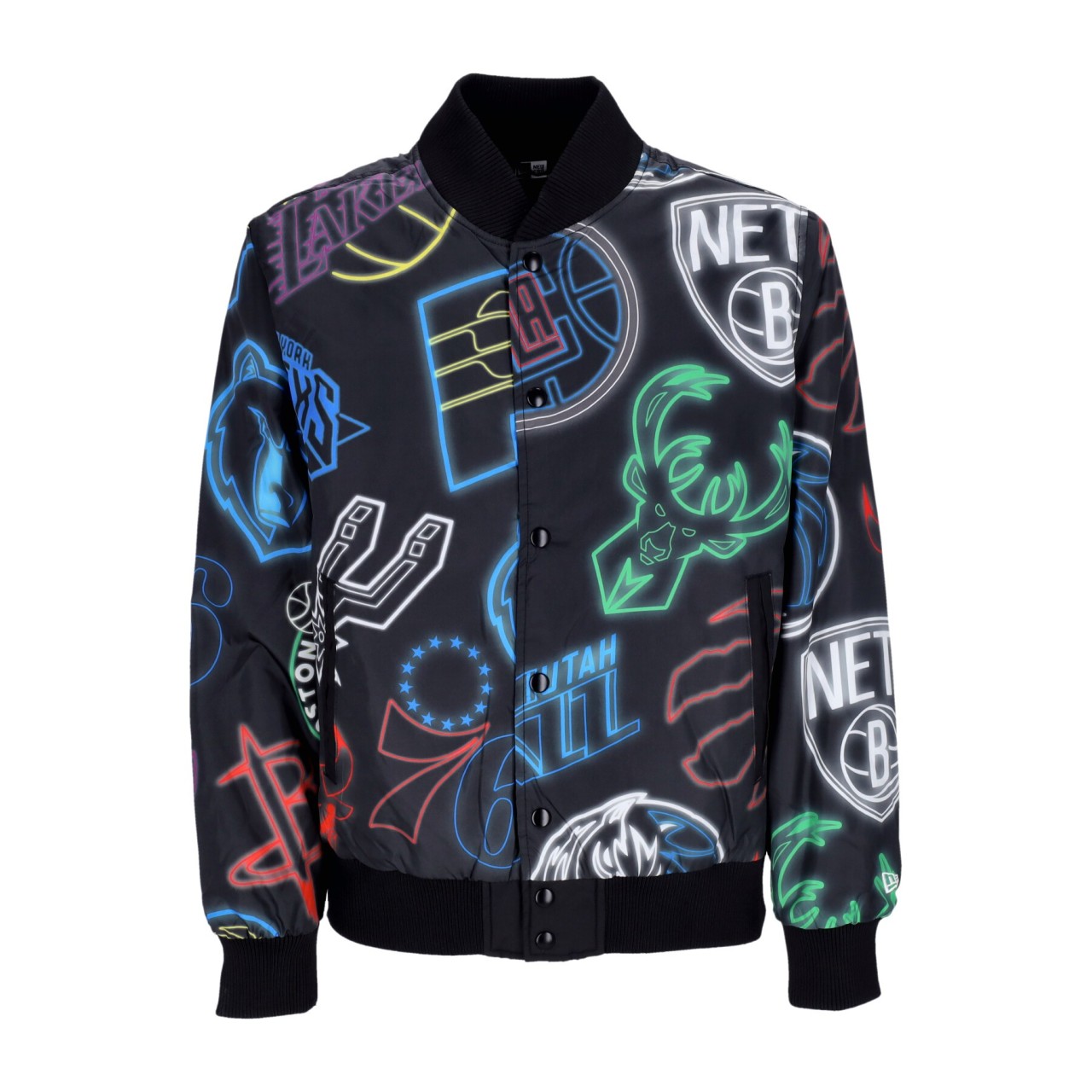 NEW ERA NBA ALL OVER PRINT BOMBER 60292275