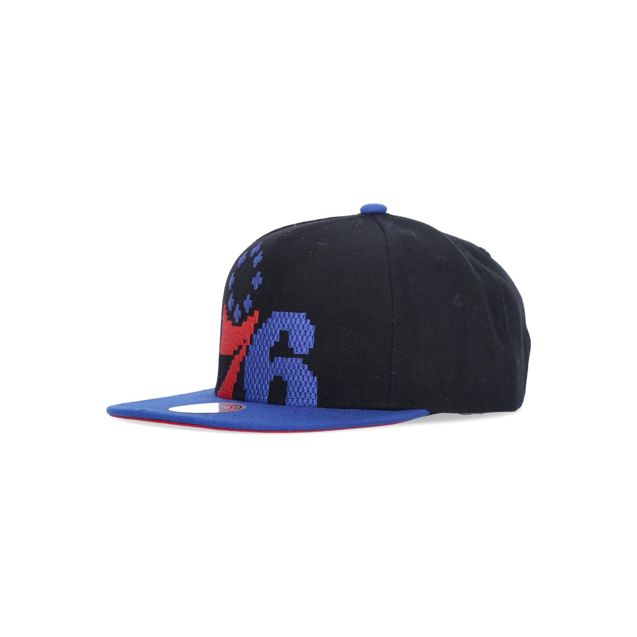 MITCHELL & NESS NBA 8 BIT XL SNAPBACK HARDWOOD CLASSICS PHI76E HHSS4784-P76YYPPPBLCK