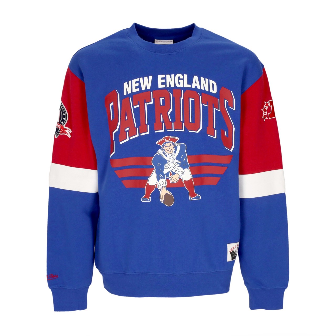 MITCHELL & NESS NFL ALL OVER CREW 3.0 NEEPAT FCPO5512-NEPYYPPPROYA