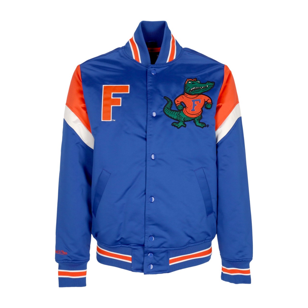 MITCHELL & NESS NCAA HEAVYWEIGHT SATIN JACKET FLOGAT OJBF5516-UFLYYPPPROYA