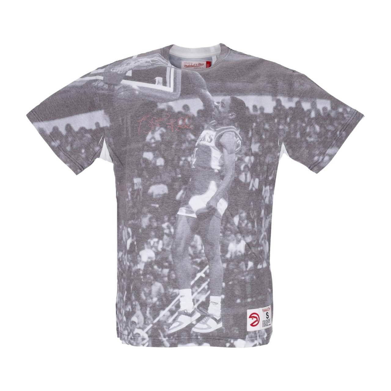 MITCHELL & NESS NBA ABOVE THE RIM SUBLIMATED HARDWOOD CLASSICS TEE SPUD WEBB ATLHAW TCRW3401-AHAYYSWEWHIT