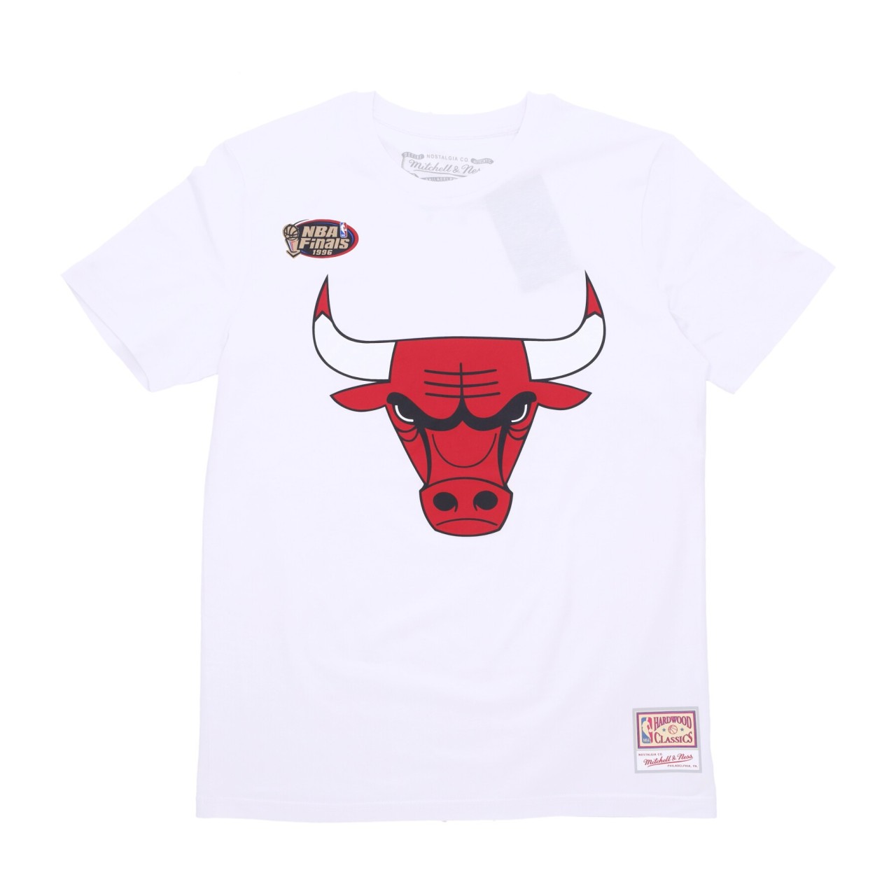 MITCHELL & NESS NBA TEAM LOGO TEE HARDWOOD CLASSICS CHIBUL BMTRINTL1051-CBUWHIT