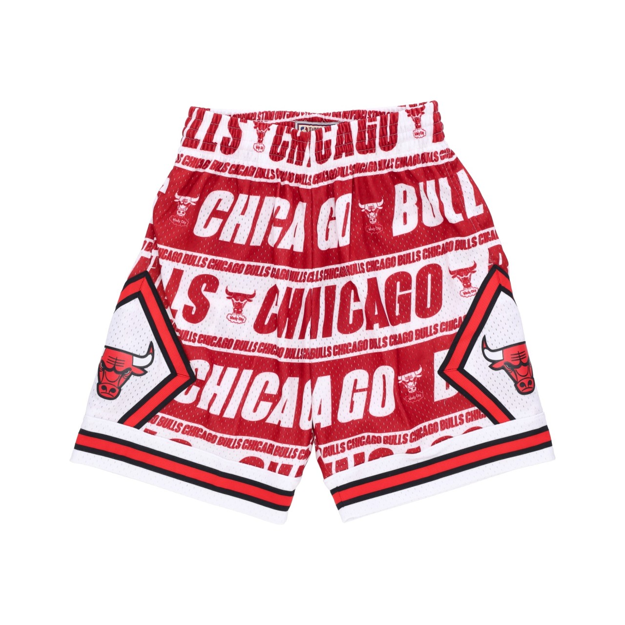 MITCHELL & NESS NBA TEAMWRAP SWINGMAN SHORT HARDWOOD CLASSICS 1997 CHIBUL PFSW4780-CBU97PPPRED1