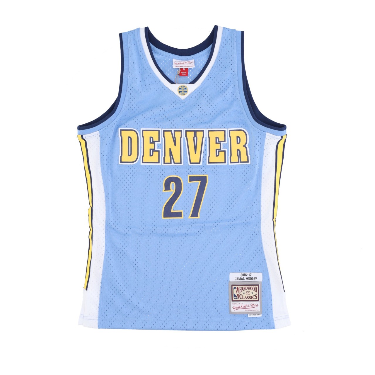 MITCHELL & NESS NBA ROAD JERSEY HARDWOOD CLASSICS NO 27 JAMAL MURRAY 2016-17 DENNUG SMJY4449-DNU16JMUCLBL