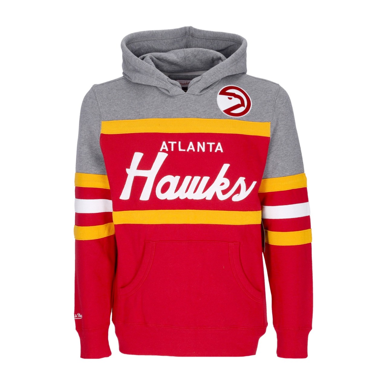 MITCHELL & NESS NBA HEADCOACH HOODIE ATLHAW FPHDSC19029-AHASCAR