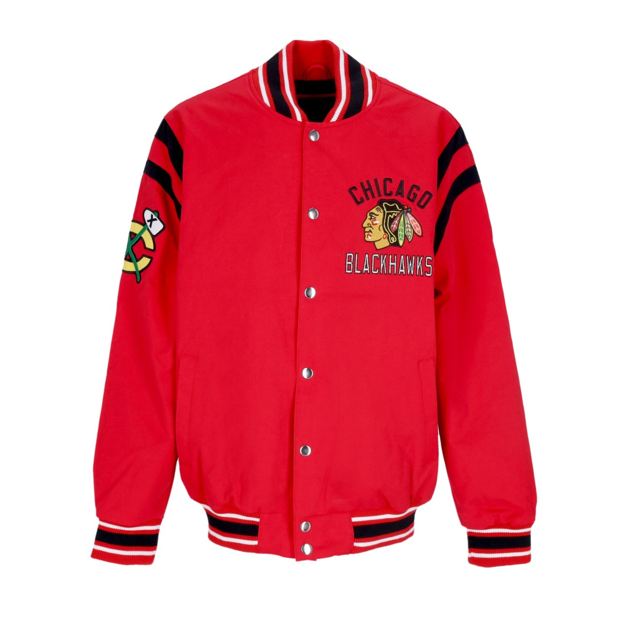 G-III NHL TAILBACK VARSITY JACKET CHIBLA LA210148-CHW