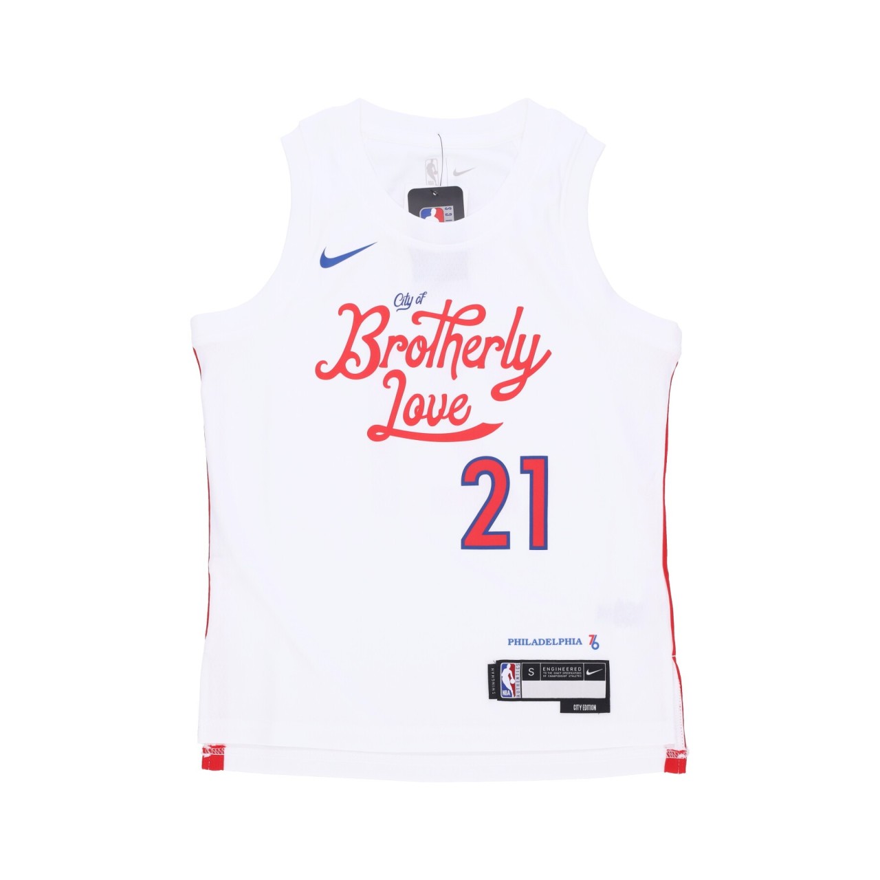 NIKE NBA NBA CITY EDITION SWINGMAN JERSEY NO 21 JOEL EMBIID PHI76E EZ2B7BU8P76RJL