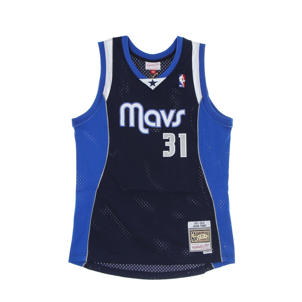 MITCHELL & NESS NBA SWINGMAN JERSEY HARDWOOD CLASSICS NO. 31 JASON TERRY DALMAV 2011-12 ALTERNATE SMJY1149-DMA11JTEASBL