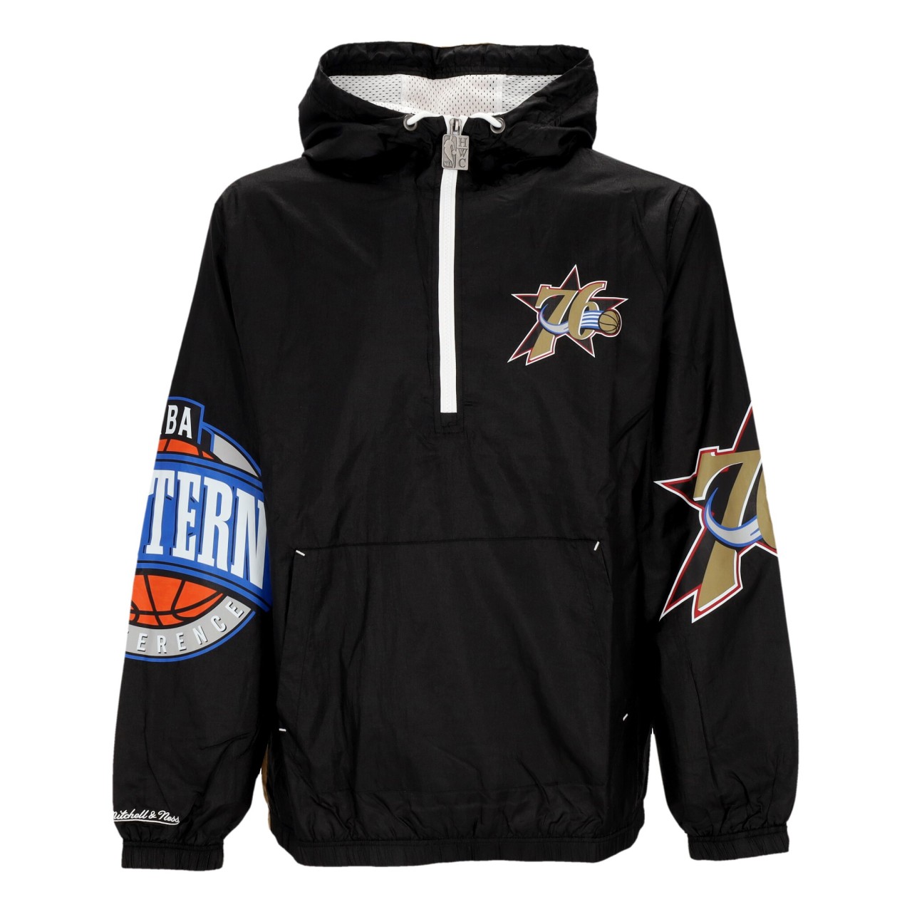 MITCHELL & NESS NBA TEAM OG 2.0 ANORAK WINDBREAKER PHI76E OJPO5527-P76YYPPPBLCK