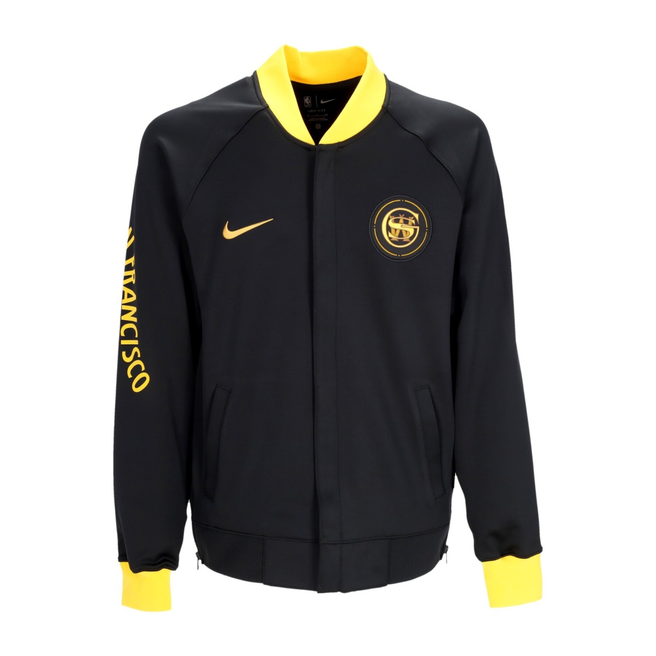 NIKE NBA NBA CITY EDITION SHOWTIME DRI-FIT FULL-ZIP JACKET GOLWAR FB3512-010