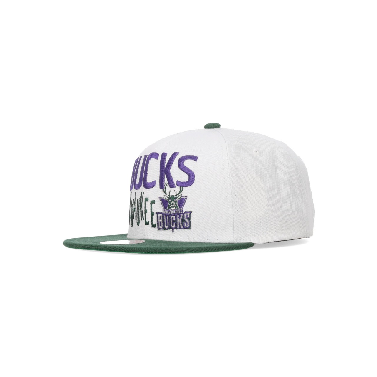 MITCHELL & NESS NBA TOSS UP SNAPBACK MILBUC HHSS5810-MBUYYPPPWHIT