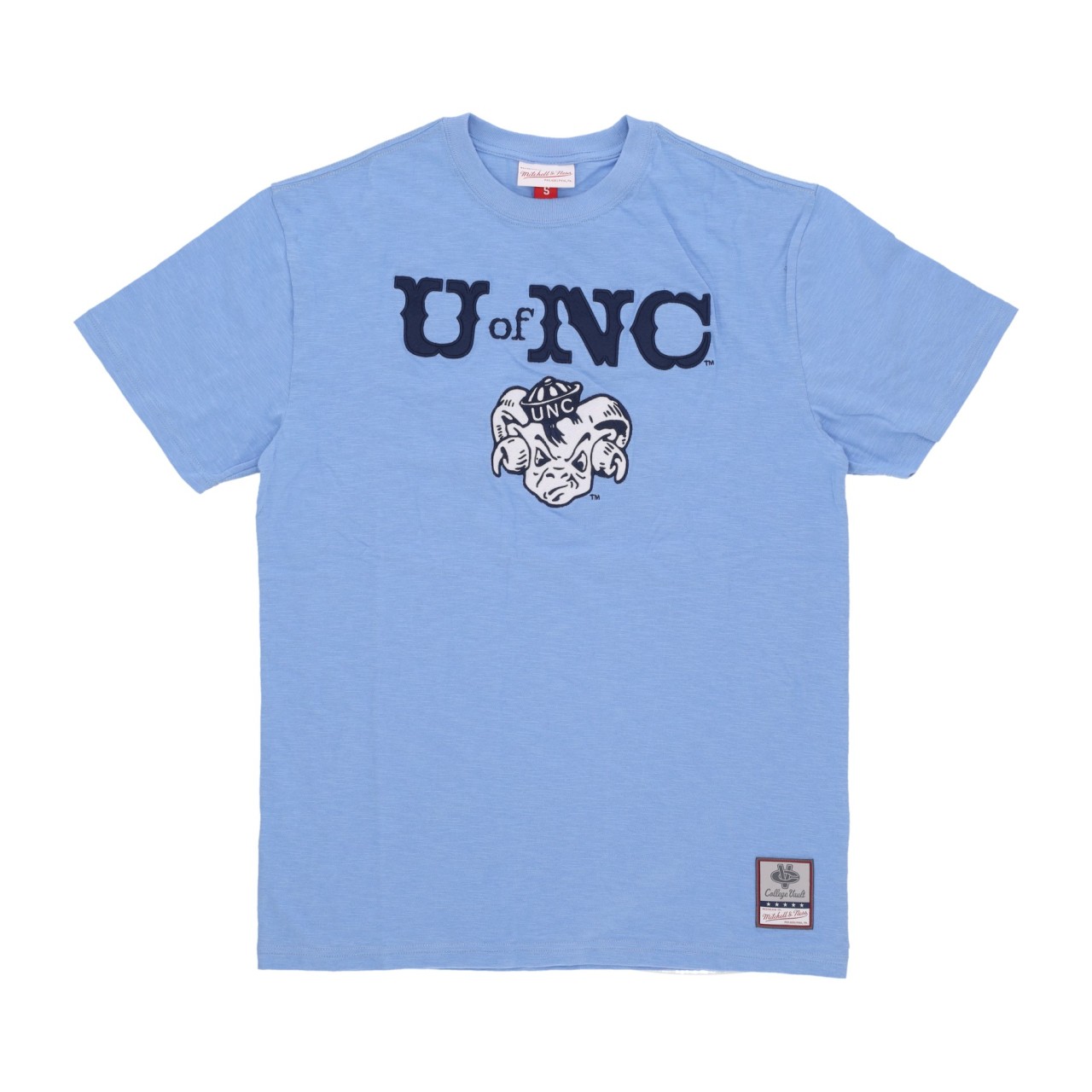 MITCHELL & NESS NCAA LEGENDARY SLUB TEE UNCHEE TCRW5507-UNCYYPPPLTBL