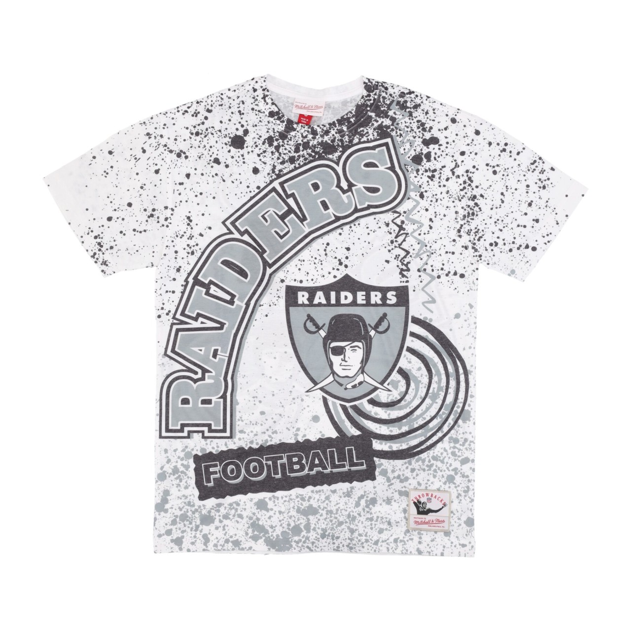 MITCHELL & NESS NFL TEAM BURST SUBLIMATED TEE OAKRAI TCRW5942-ORAYYPPPWHIT