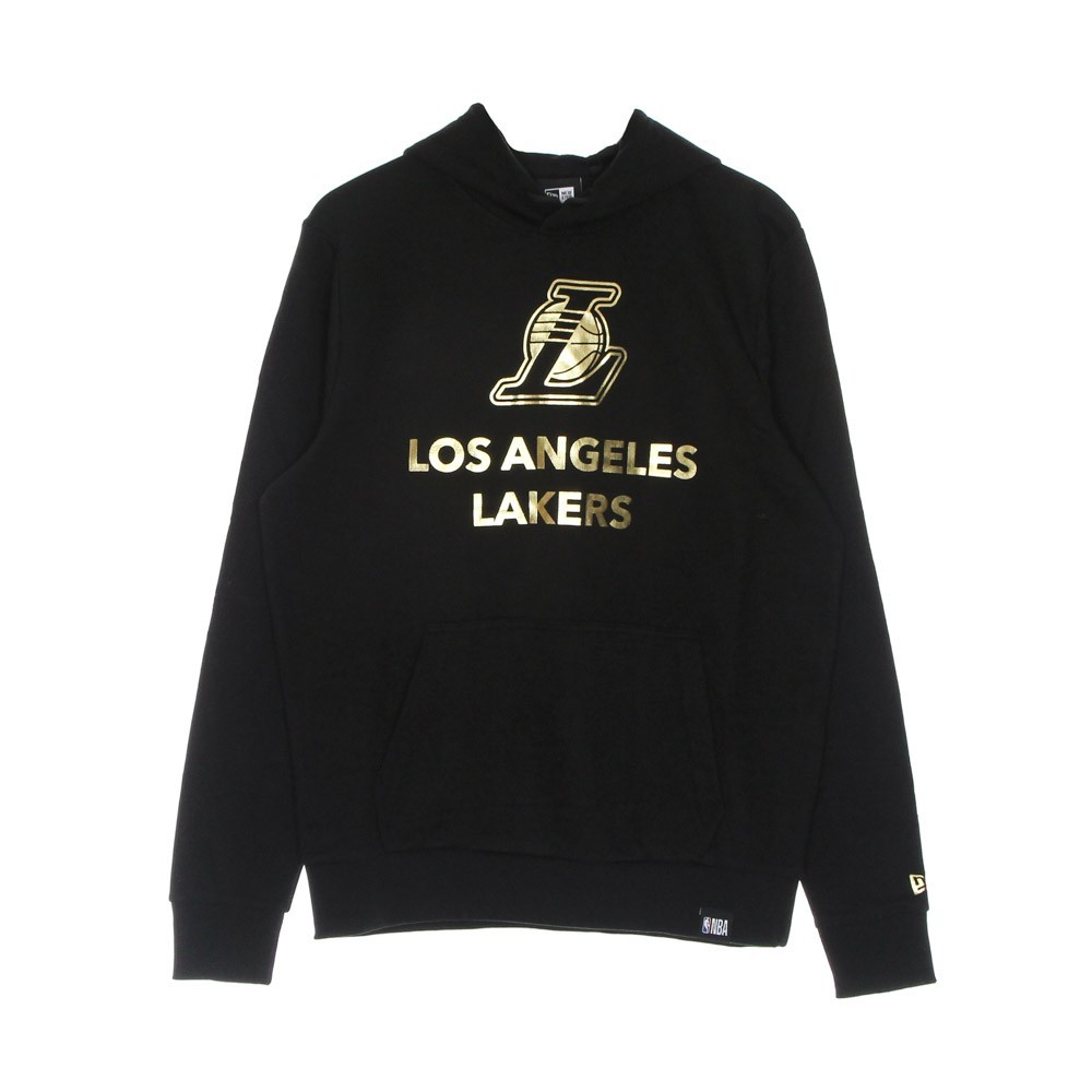 NEW ERA NBA BLACK AND GOLD METALLIC HOODY LOSLAK 12893103