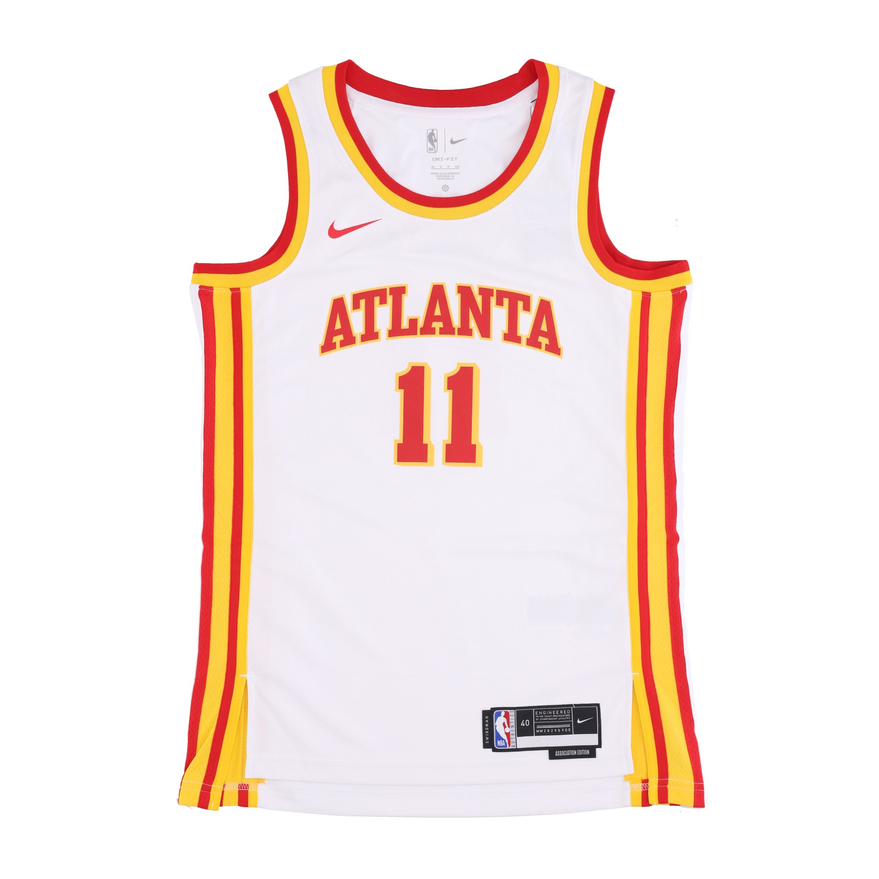 Nike NBA Trae Young Atlanta Hawks Dri-Fit Jersey Black/Orange
