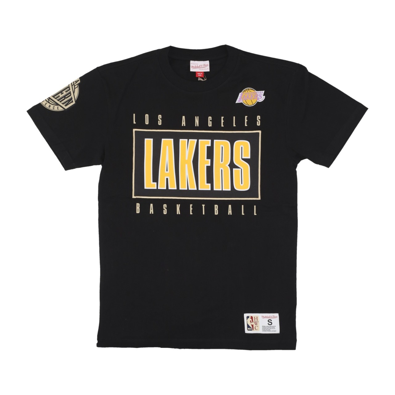 MITCHELL & NESS NBA TEAM OG 2.0 PREMIUM VINTAGE LOGO TEE LOSLAK TCRW7096-LALYYPPPBLCK